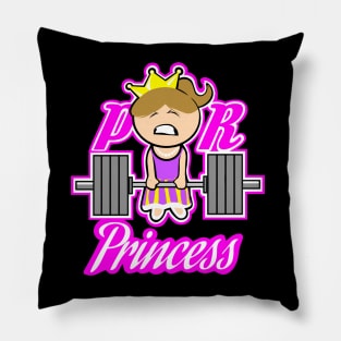 PR Princess / barbell girl version 2 Pillow