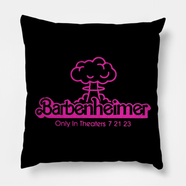 Barbenheimer Pillow by Patternsoflynda