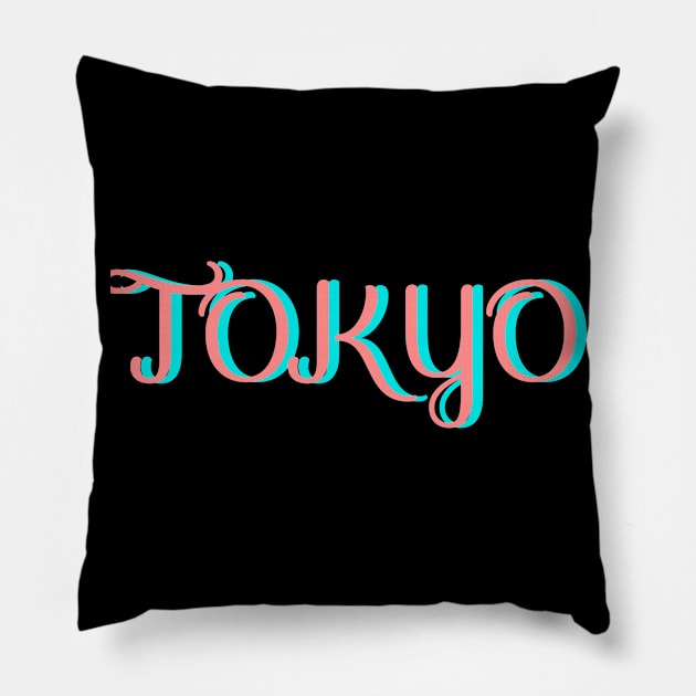 Tokyo Pillow by FromBerlinGift