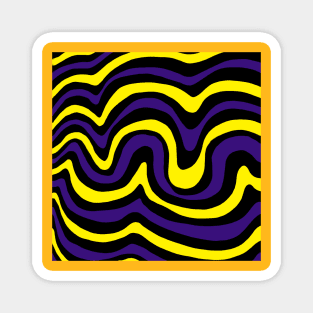 yellow waves Magnet