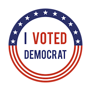 I Voted Democrat T-Shirt