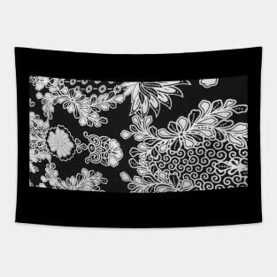 Paisley BATIK Multiple flowers Tapestry