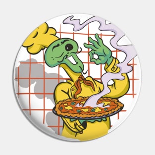 Pizza Alien Pin