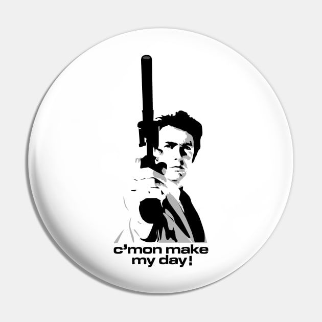 Dirty Harry - Make my day Pin by Gabriel Pastor Store