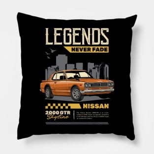 Skyline 2000 GTR Car Pillow