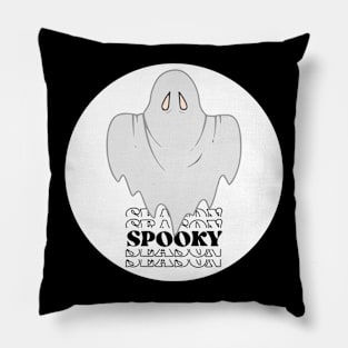 ghost, spooky ghost, halloween, fall, spirit, scary, scary ghost Pillow