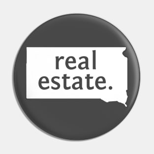 South Dakota State Real Estate T-Shirt Pin