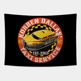 Korben Dallas Taxi Service Tapestry