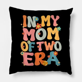 My Mom Of Two Era Pillow