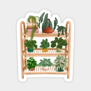 Bohemian plant shelf Magnet