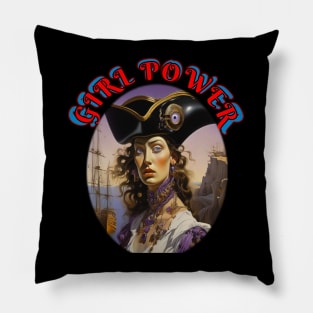 Girl power pirate princess Pillow