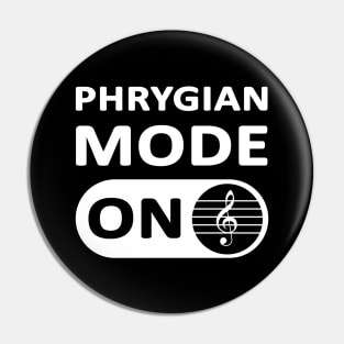 Phrygian Mode Pin