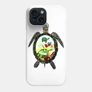 Swimming Turtles Phone Case