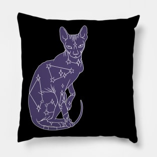 Catshirt, gothic occult cat lovers Pillow