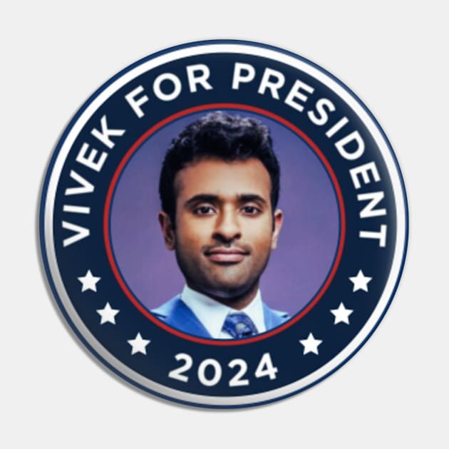 vivek ramaswamy for president 2024 Vivek Ramaswamy 2024 Pin TeePublic