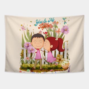 You&Me in spring Tapestry