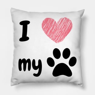 I love my dog Pillow