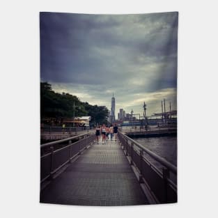 Hudson River Greenway Manhattan NYC Tapestry