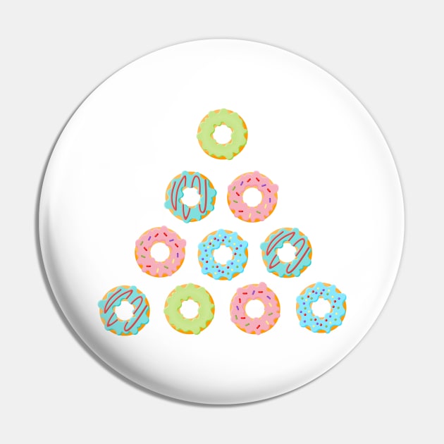 Donut christmas tree Pin by lakokakr