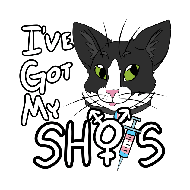 I've Got My Shots (Tuxedo Cat, HRT) by malafight