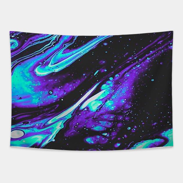 Tie and Dye Galaxy Tapestry by MajorCompany