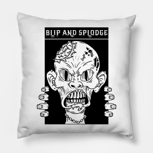 Zombie Pillow by Blip and Splodge 