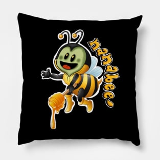 Funny Draw Bee Pillow