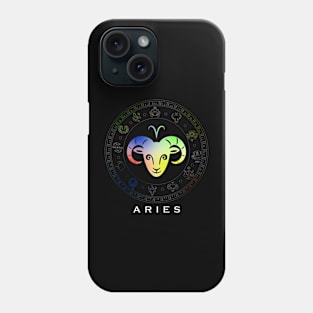 Zodiac sign Aries T-shirt Phone Case