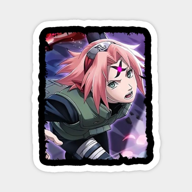 SAKURA HARUNO MERCH VTG Magnet by xsmilexstd