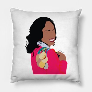 Jackie Joyner-Kersee Pillow