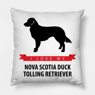 I Love My Nova Scotia Duck Tolling Retriever Pillow