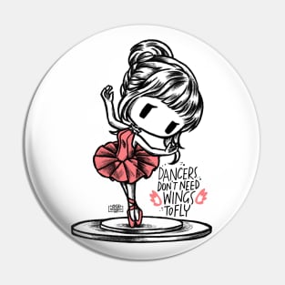 chibi ballet dancer Pin