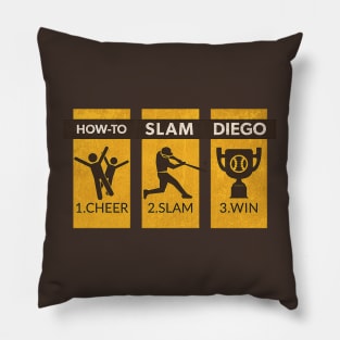 cintage slam diego wins Pillow