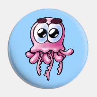 Jellyfish (Animal Alphabet) Pin