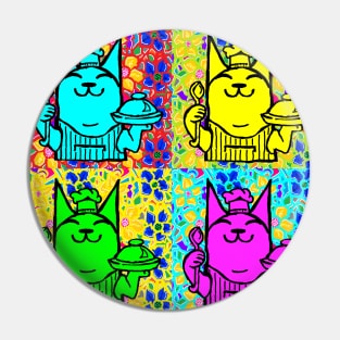 Cooking kitten chef pop by LowEndGraphics Pin