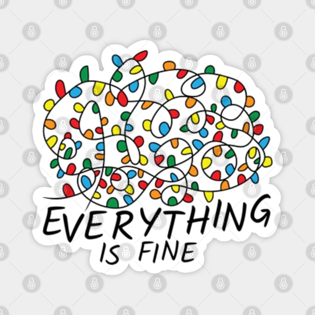 Everything Is Fine Tangled Christmas Lights Everything Is Fine