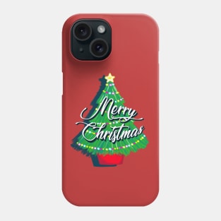 Festive Merry Christmas Tree Phone Case