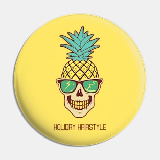 pineapple skeleton Pin