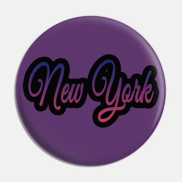 New York Pin by Socity Shop