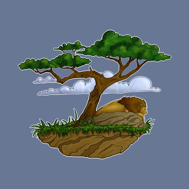 Floating Island: Lion by TehNessa