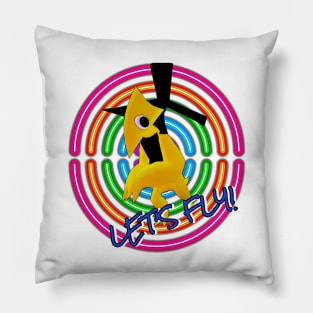 Let’s Fly! - Yellow - Rainbow Friends Pillow