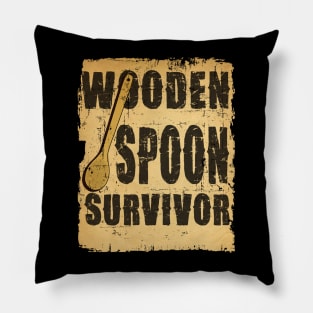 Wooden Spoon Survivor //Design On tshirt for to all Pillow