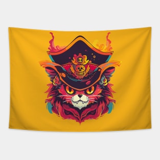 cat pirate Tapestry