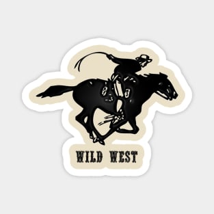 Western Era - Wild West Cowboy on Horseback 2 Magnet