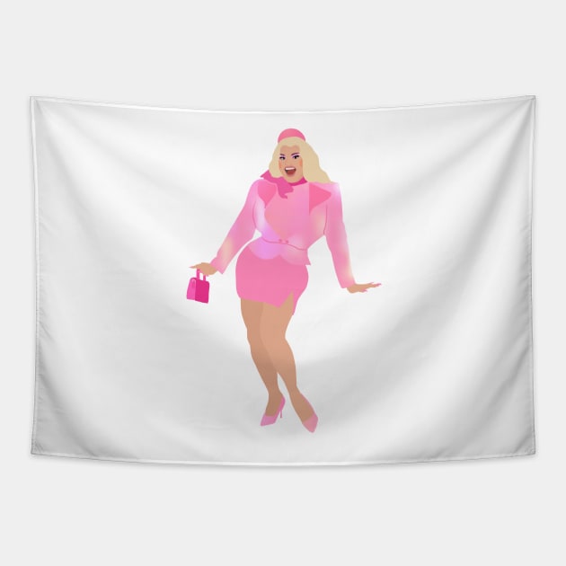 Kitty Scott-Claus Drag Queen Tapestry by rachaelthegreat