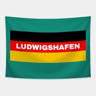 Ludwigshafen City in German Flag Tapestry