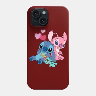 Stitch & Angel 2 Phone Case