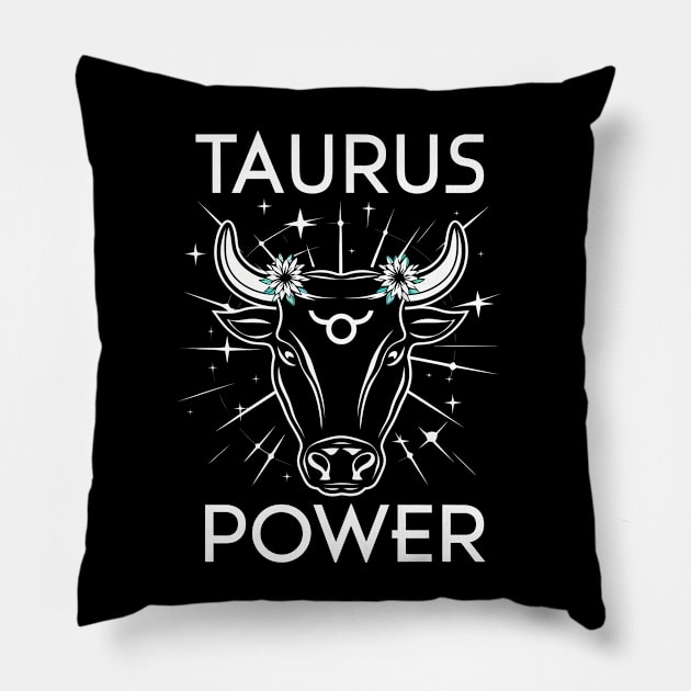 Taurus Power Pillow by Custom Prints HD