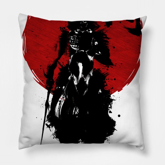 Samurai Pillow by clingcling