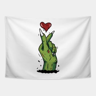 ZOMBIE HAND STICKER Tapestry